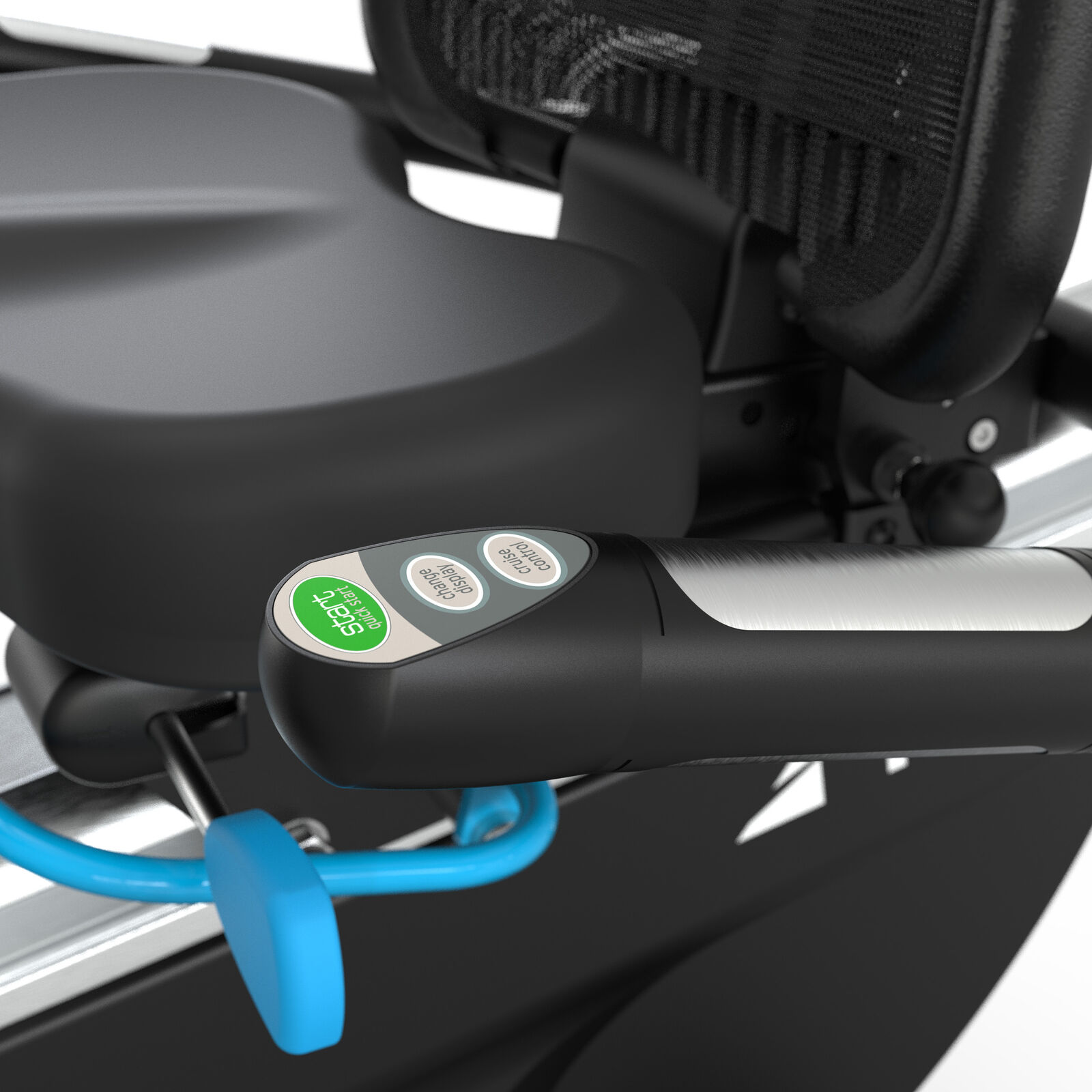 TRUE Performance Recumbent Bike Quick Thumb Controls